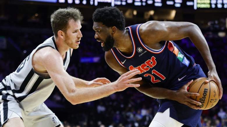 Jakob Poeltl and Joel Embiid