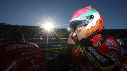 Justin Allgaier Channels the Terminator for NASCAR Announcement