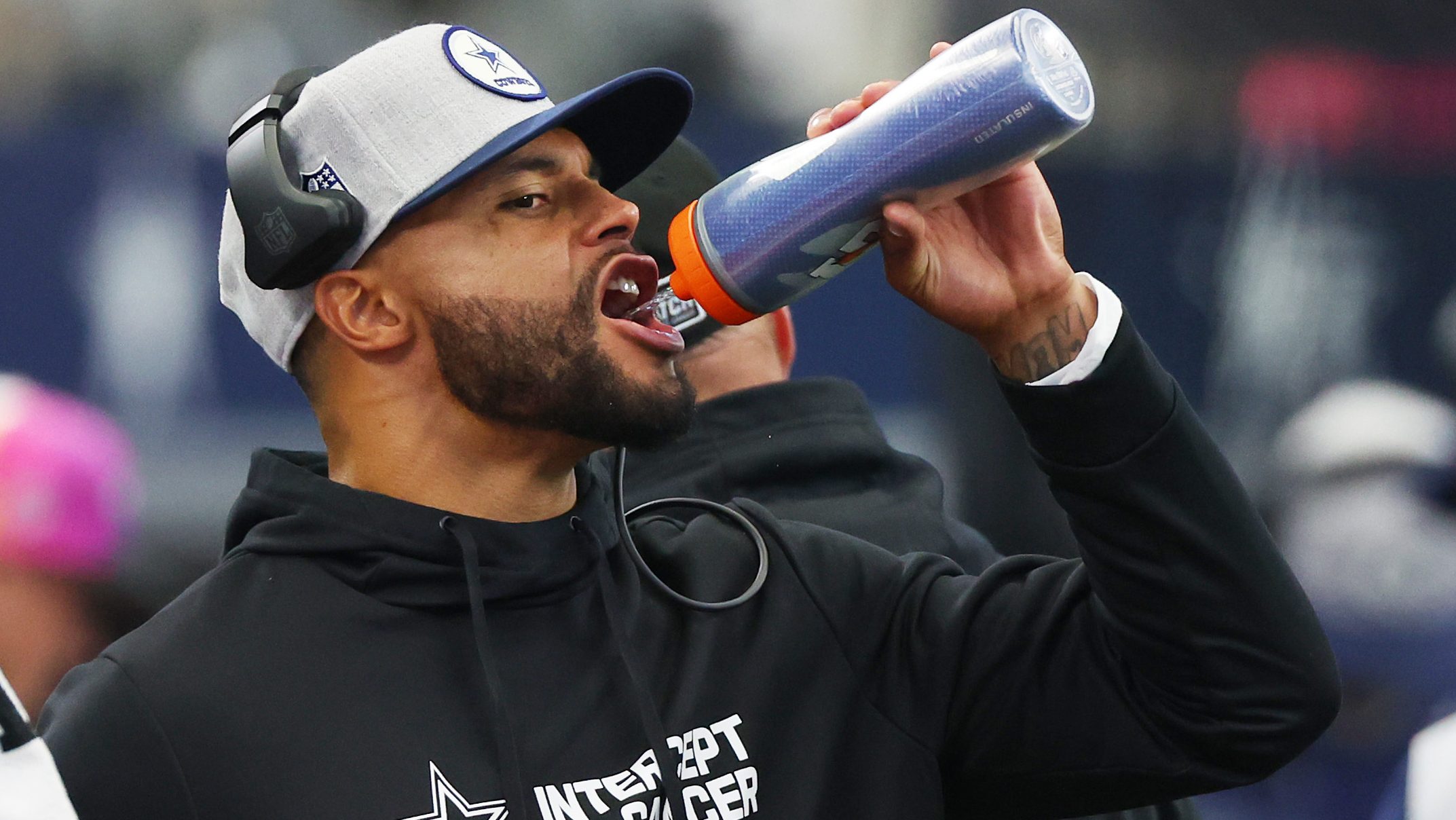 dak prescott sideline hat