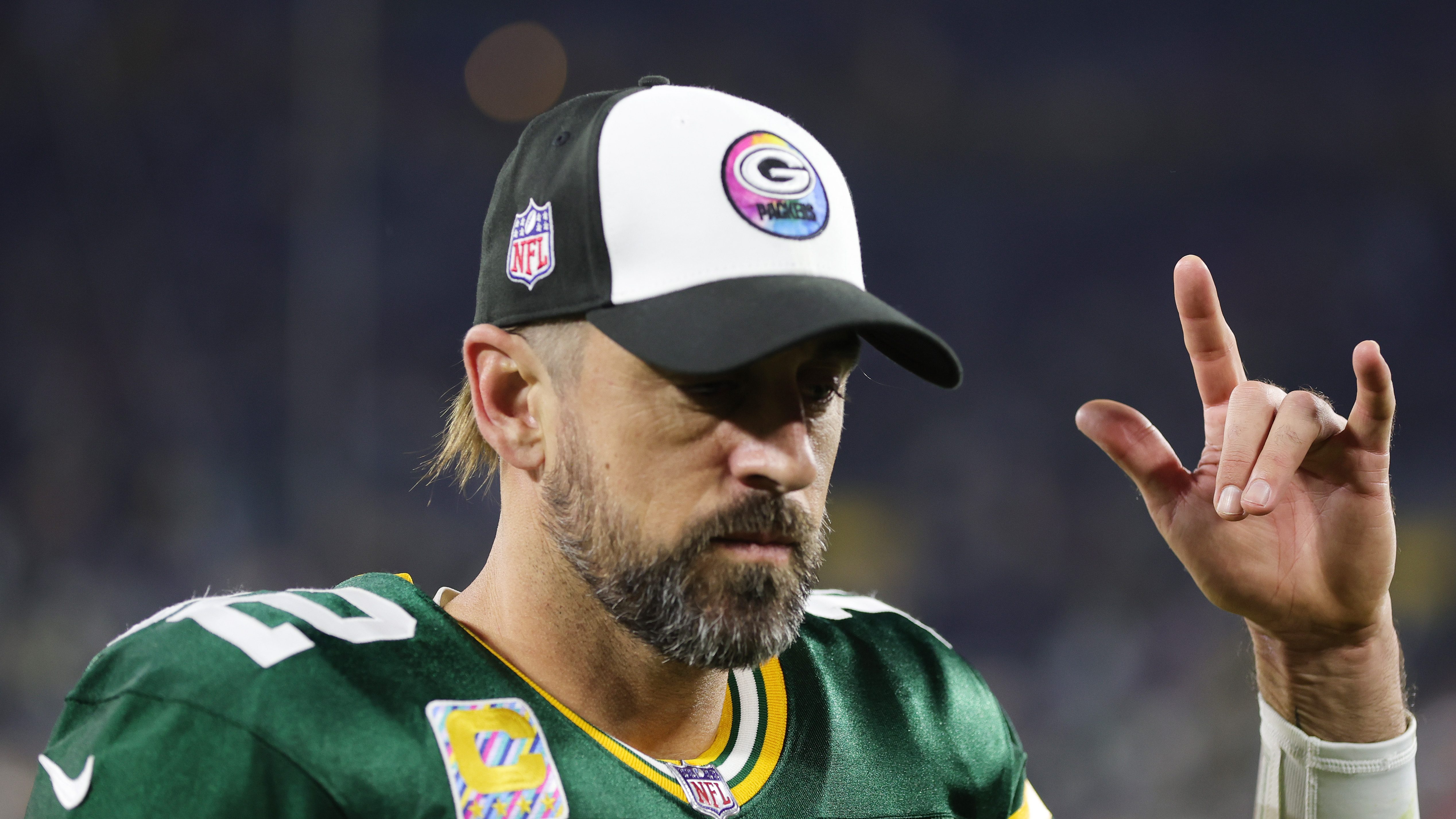 Aaron Rodgers loved this catch from Packers rookie WR Romeo Doubs