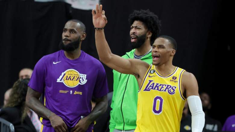 Lakers stars LeBron James, Anthony Davis and Russell Westbrook