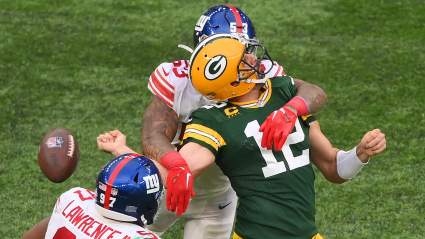 Giants Defense Shut Down Aaron Rodgers in Two Extremely Rare Ways