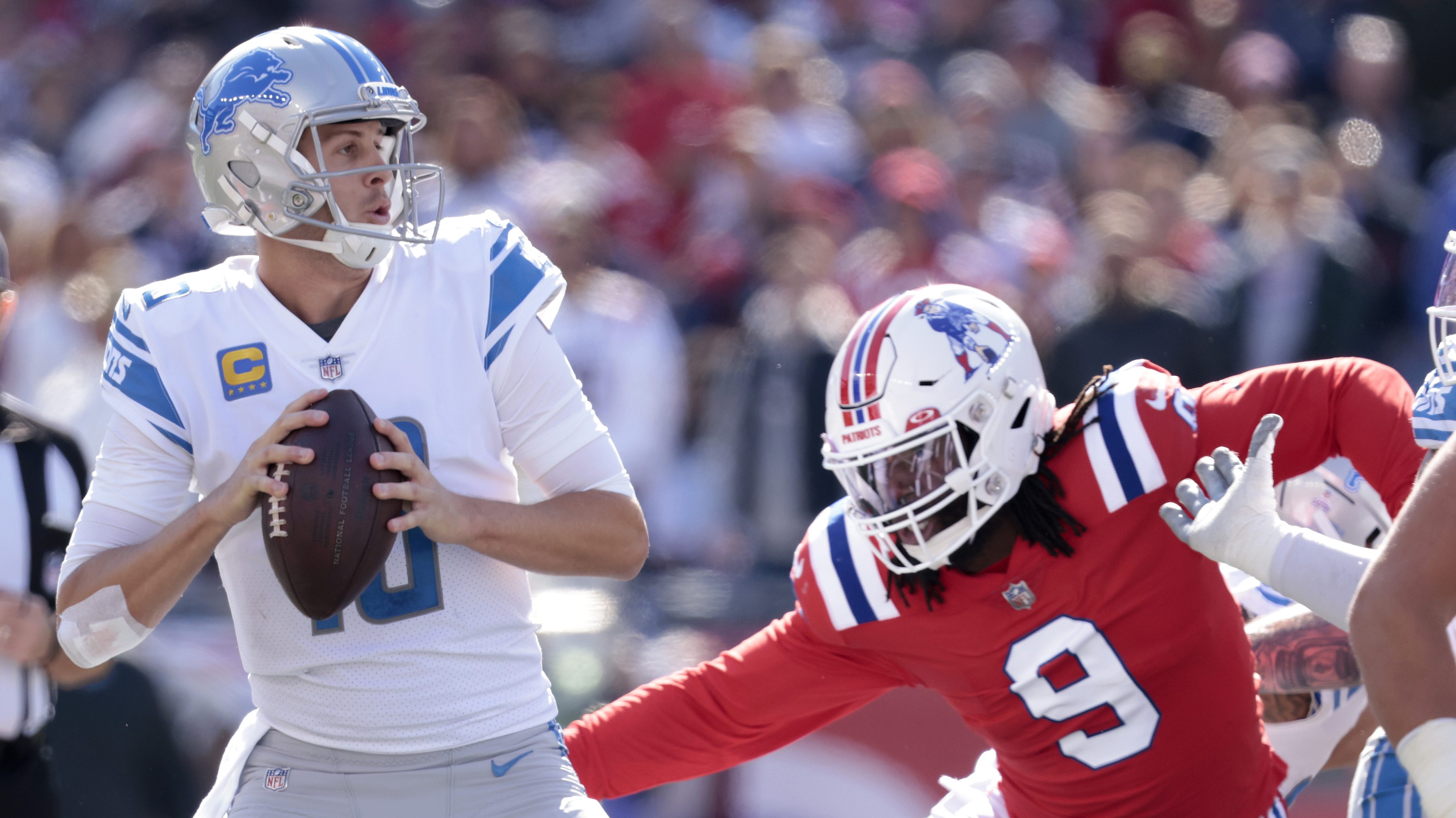 Lions sticking with Jared Goff despite miserable start