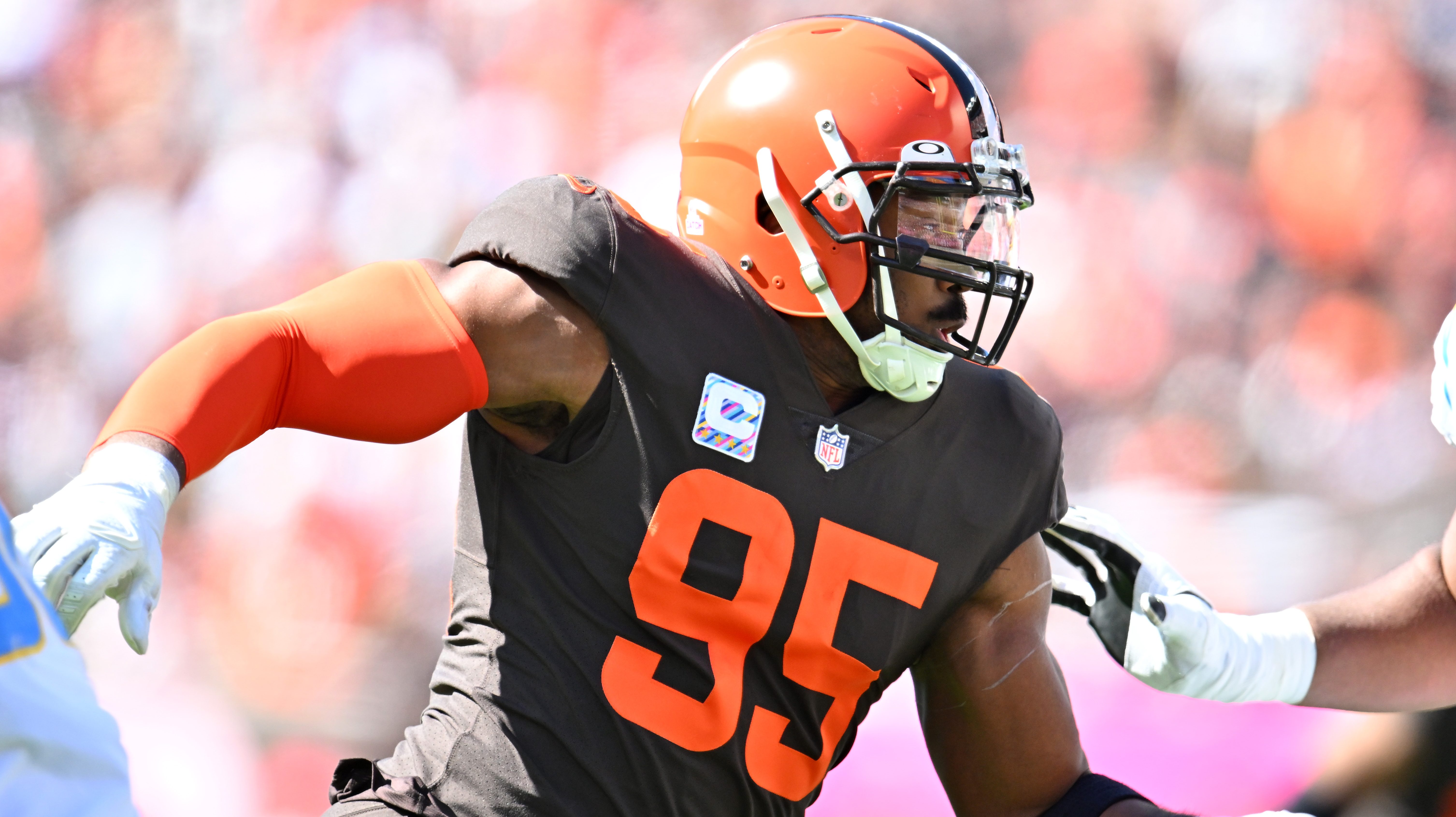 Myles Garrett Listed As Questionable For Cleveland Browns' Game