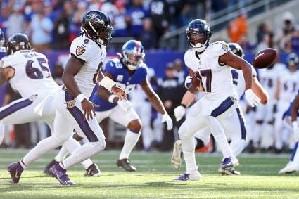 Ravens Gift-Wrap Giants a Win With Undisciplined Performance
