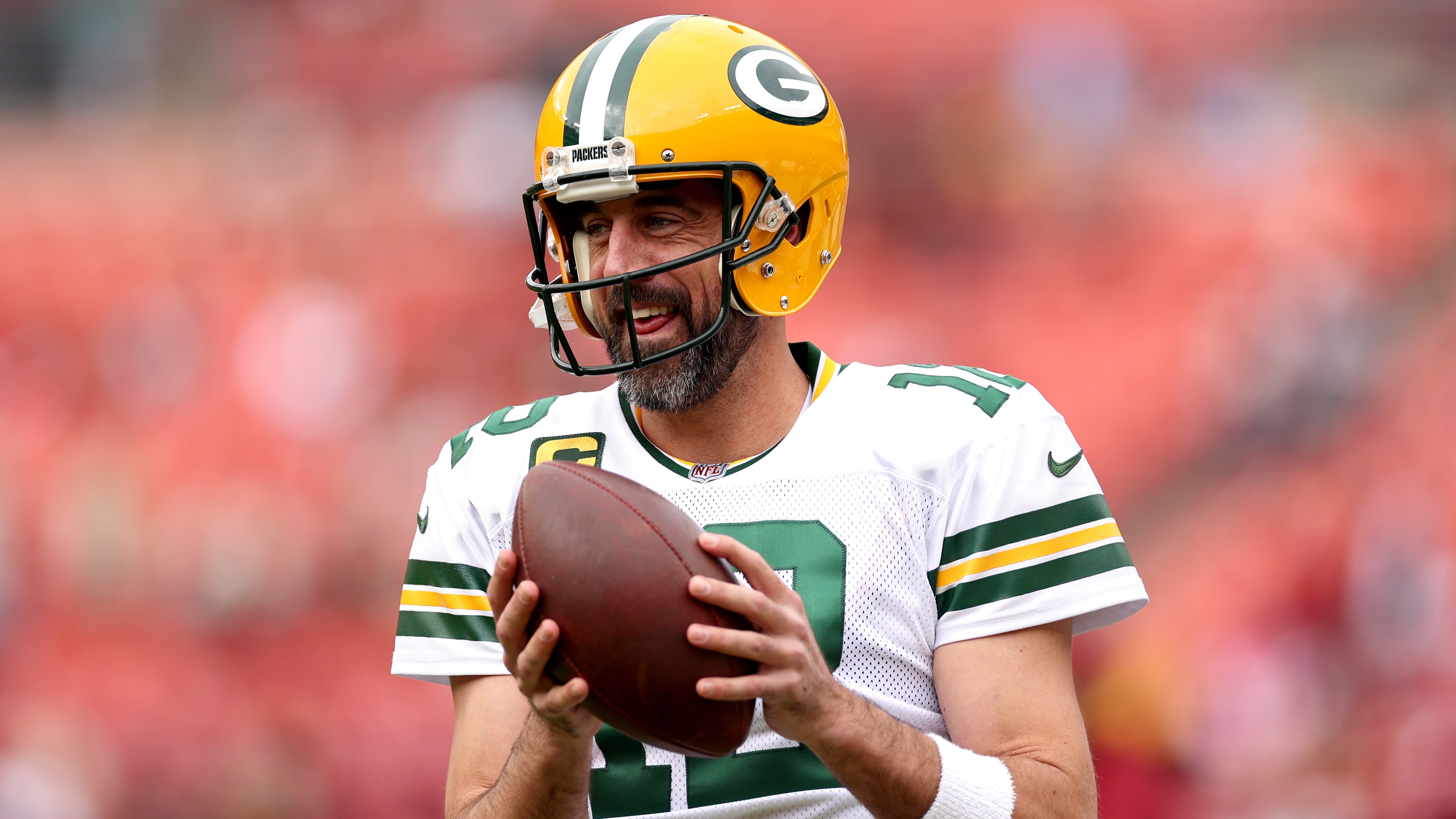 Aaron Rodgers speaks after Packers blow out Lions on Monday Night Football