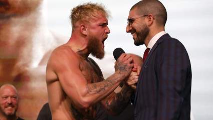 Nate Diaz & His Team Get Into a Brawl With Jake Paul’s Camp Backstage