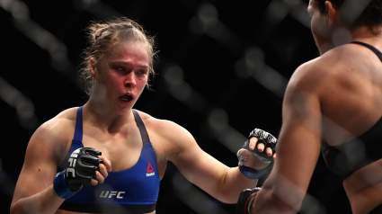 Male UFC Star Says He’d Beat Rousey With Both Hands Tied Behind Back