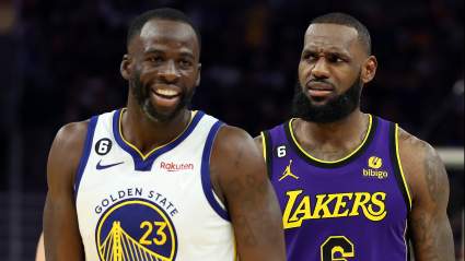 Warriors’ Draymond Green Roasted for Leaving Bench to Joke With LeBron