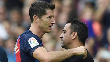 Barcelona Manager Xavi Describes Lewandowski in Three Words