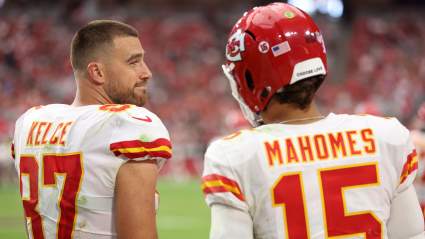 Chiefs’ Patrick Mahomes & Travis Kelce Show off Primetime ‘Drip’ [LOOK]