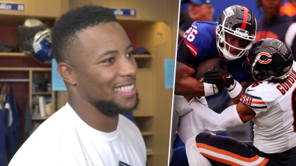 Saquon Barkley Shoots Down ‘Stupid’ Theory About His Touches [WATCH]