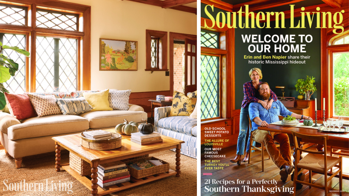 Ben and Erin Napier in Southern Living