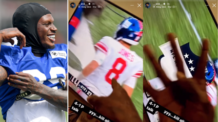 Kadarius Toney Reacts From Home to Giants’ Win in London [WATCH]