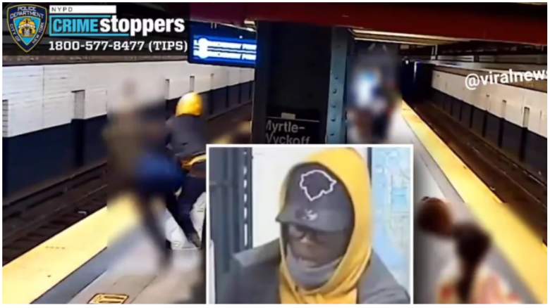 new york subway attack video