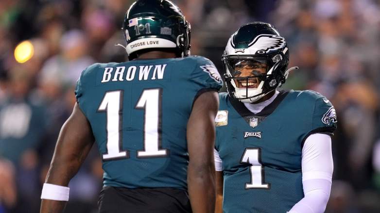 Jalen Hurts, AJ Brown