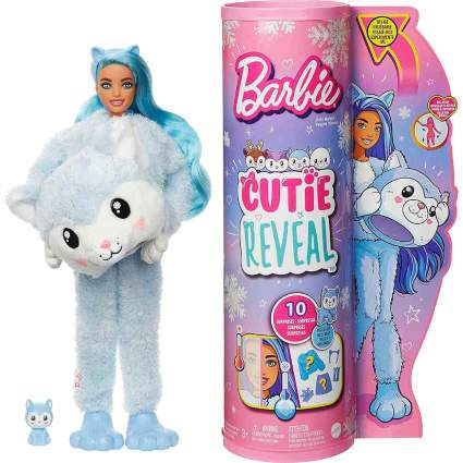 Barbie Cutie Reveal doll and packaging