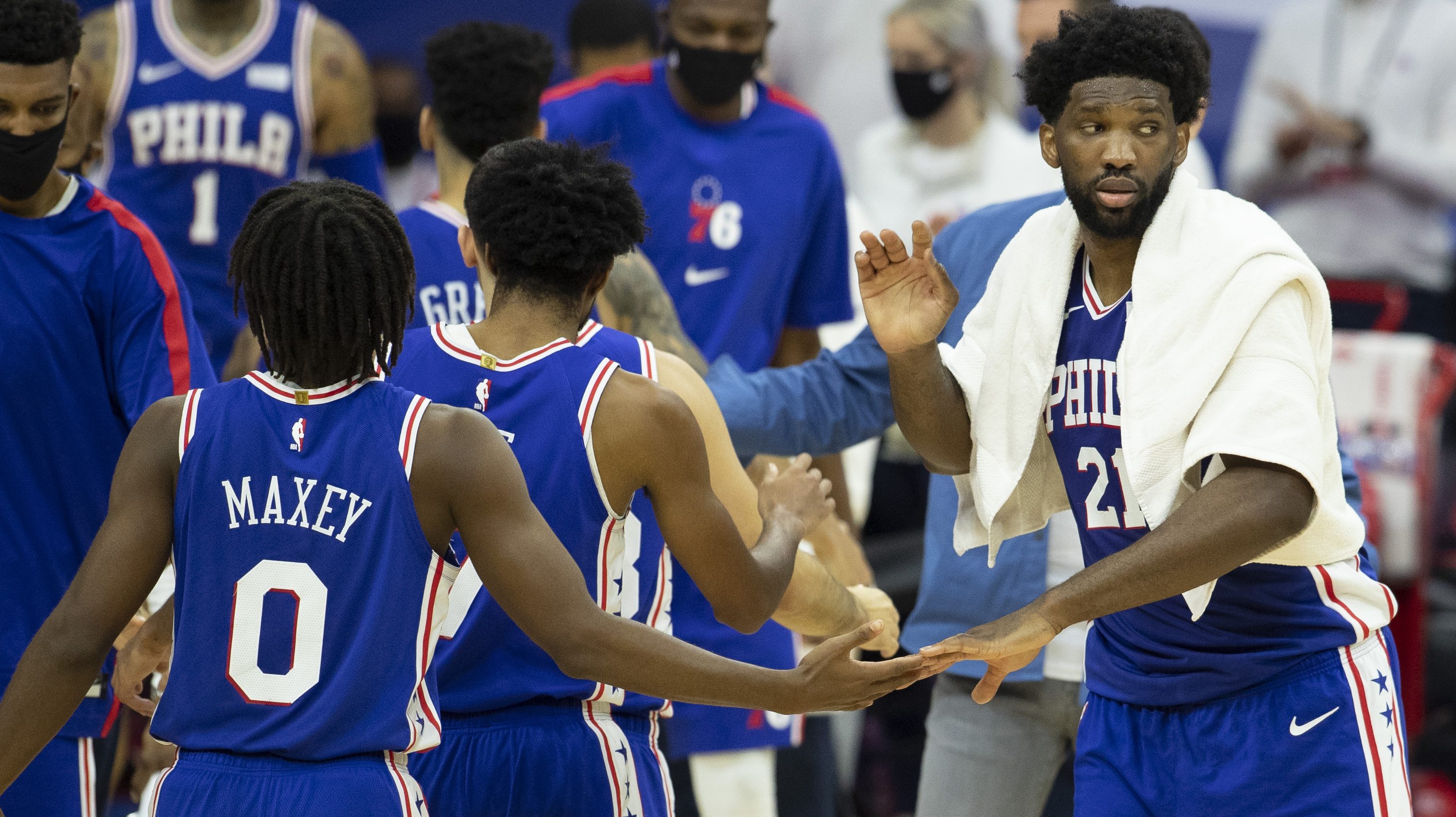 Joel Embiid, Tyrese Maxey Battle At Sixers Practice