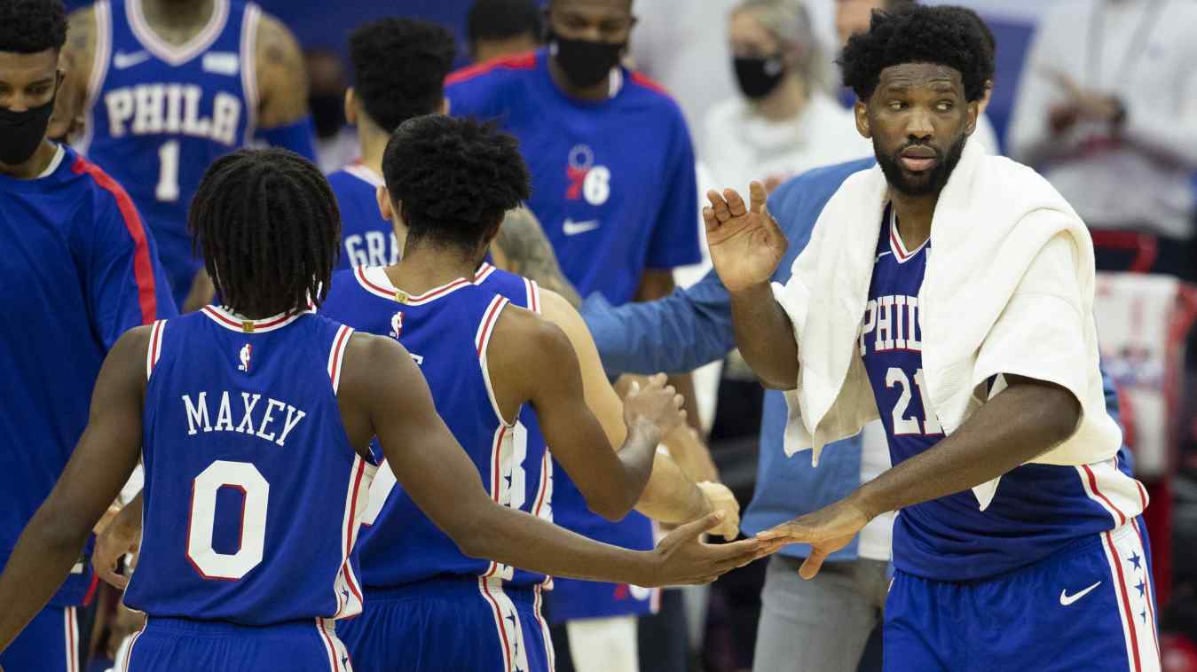 Joel Embiid, Tyrese Maxey Battle at Sixers Practice
