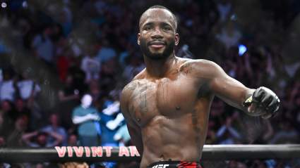 UFC Champ Leon Edwards Sends Hyped Star to Hospital With Head Kick
