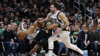 Celtics’ Jaylen Brown Clowns Jayson Tatum’s Injury