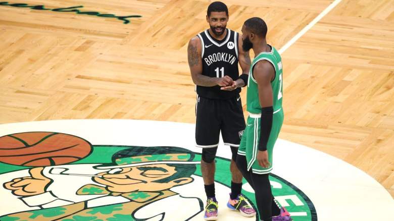 Kyrie Irving and Jaylen Brown