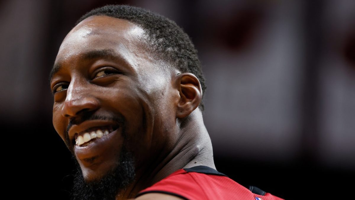 Bam Ado hilariously roasts Udonis Haslem after Miami Heat legend throws  1st pitch at Miami Marlins game - Heat Nation