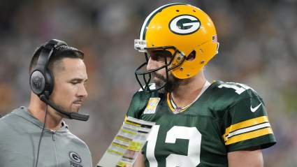 Aaron Rodgers Blows Up on Matt LaFleur on Sideline [WATCH]