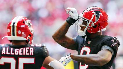 Falcons QB Marcus Mariota Reacts to Kyle Pitts News