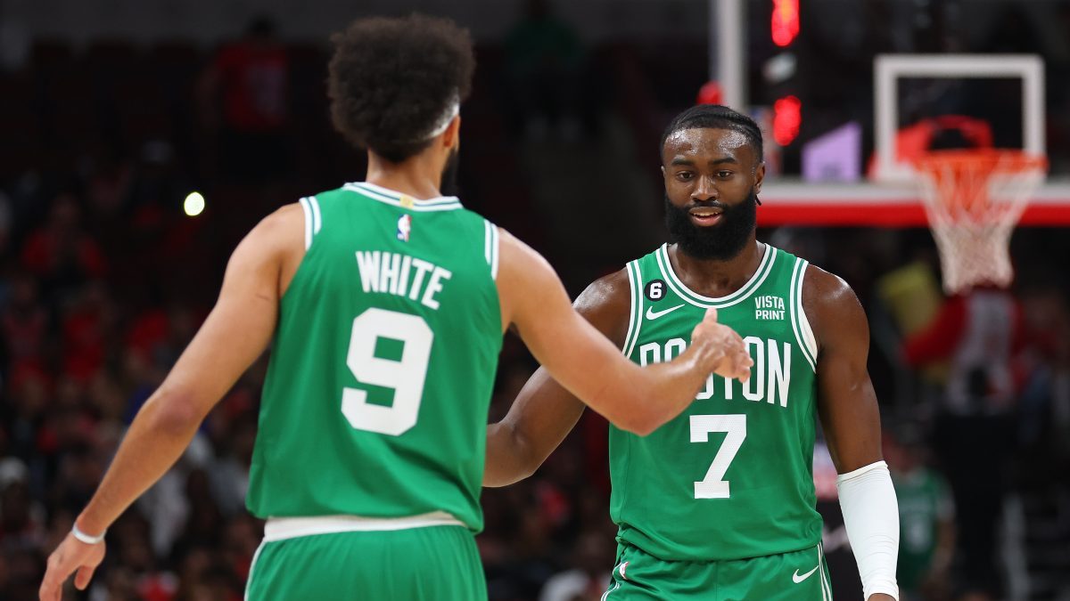 Celtics offered Jaylen Brown, Derrick White and a draft pick for