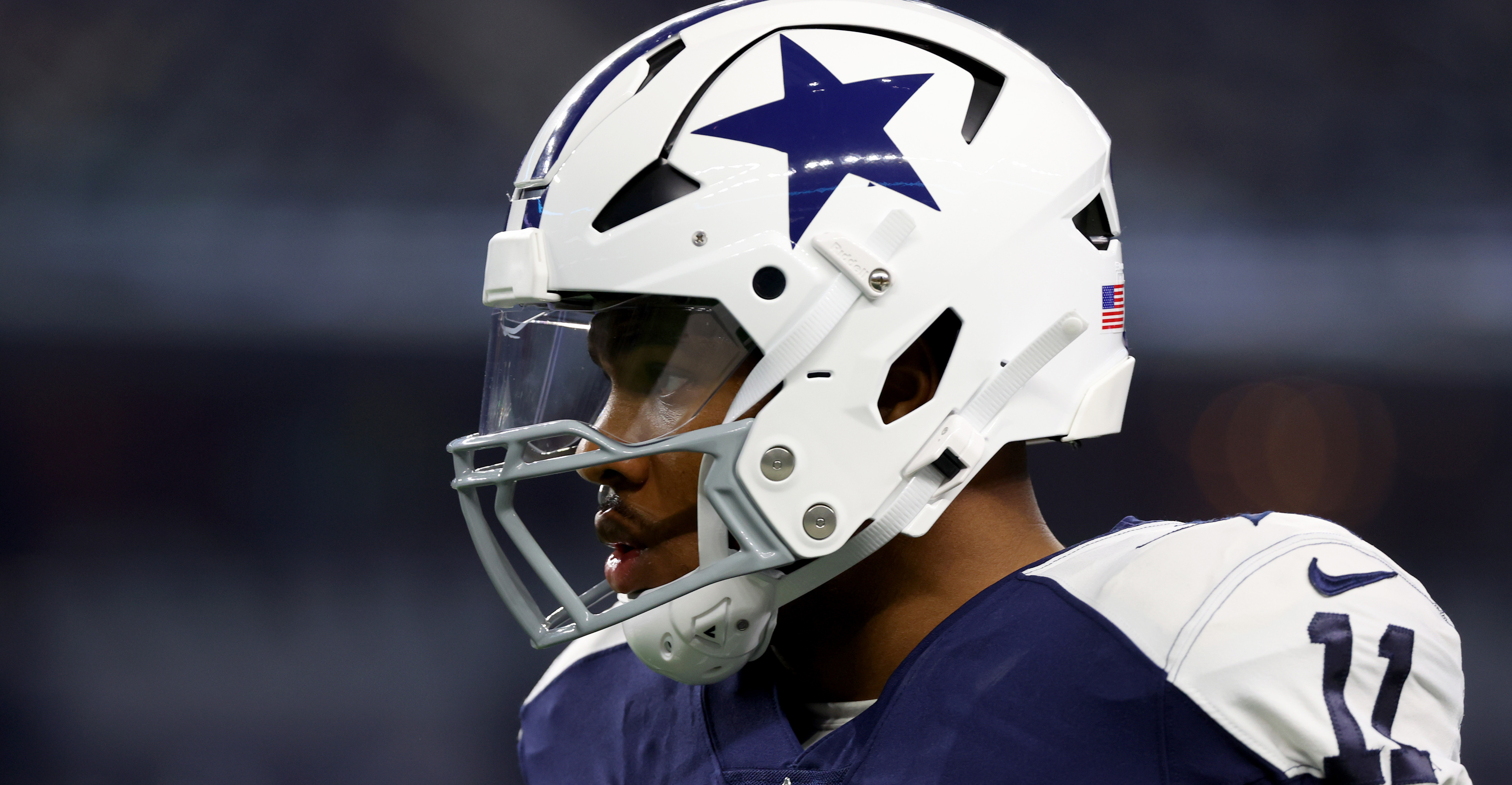 Micah Parsons in attendance at Dallas Cowboys' first voluntary OTA