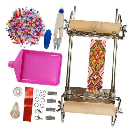 Beading loom with accessories