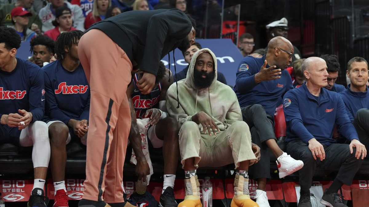 The Sixers consider James Harden's hamstring recovery 'a work in progress