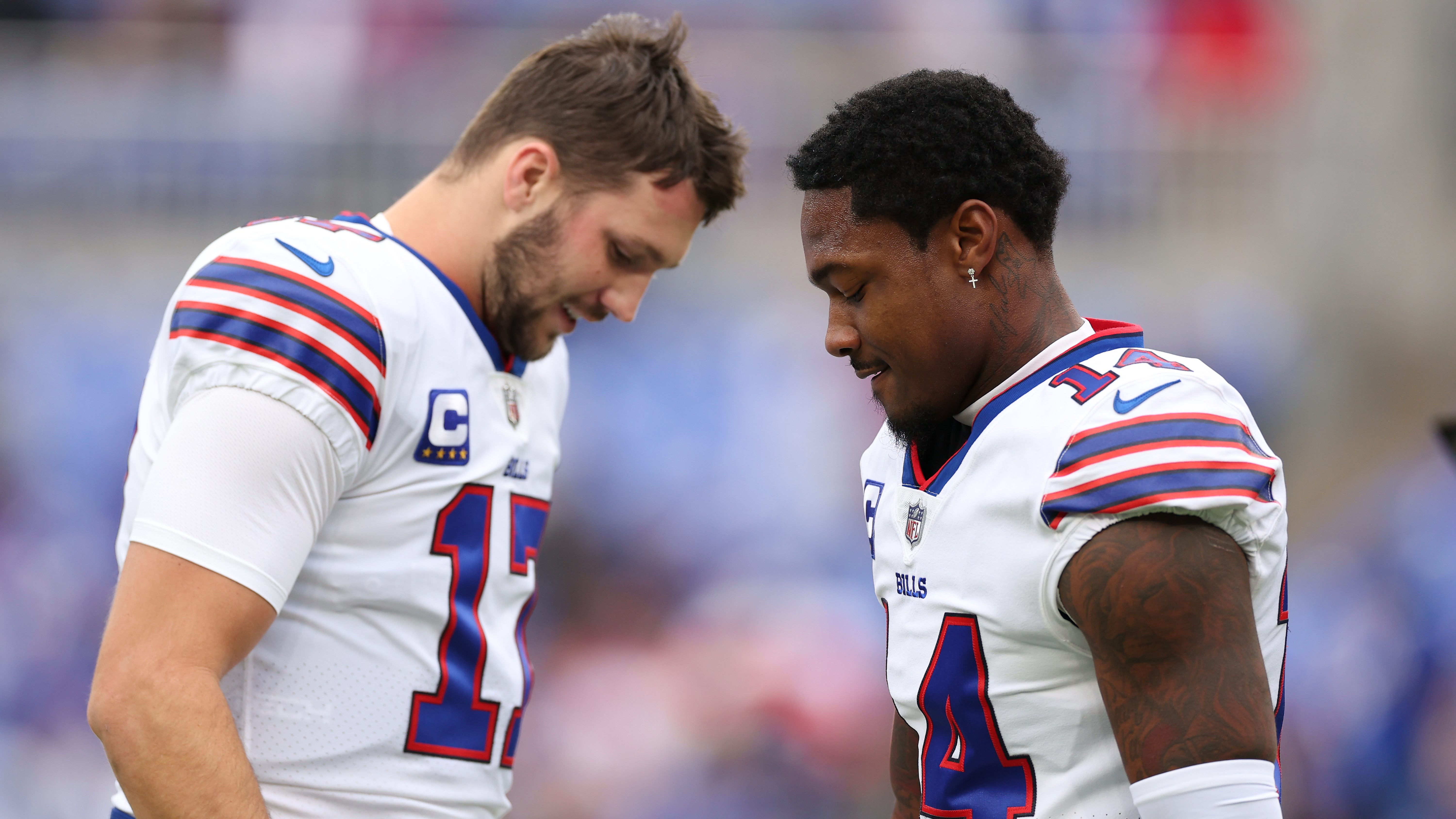 Josh Allen addresses Stefon Diggs' sideline outburst