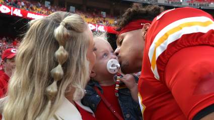 Patrick & Brittany Mahomes Share Halloween Photos of Sterling [LOOK]