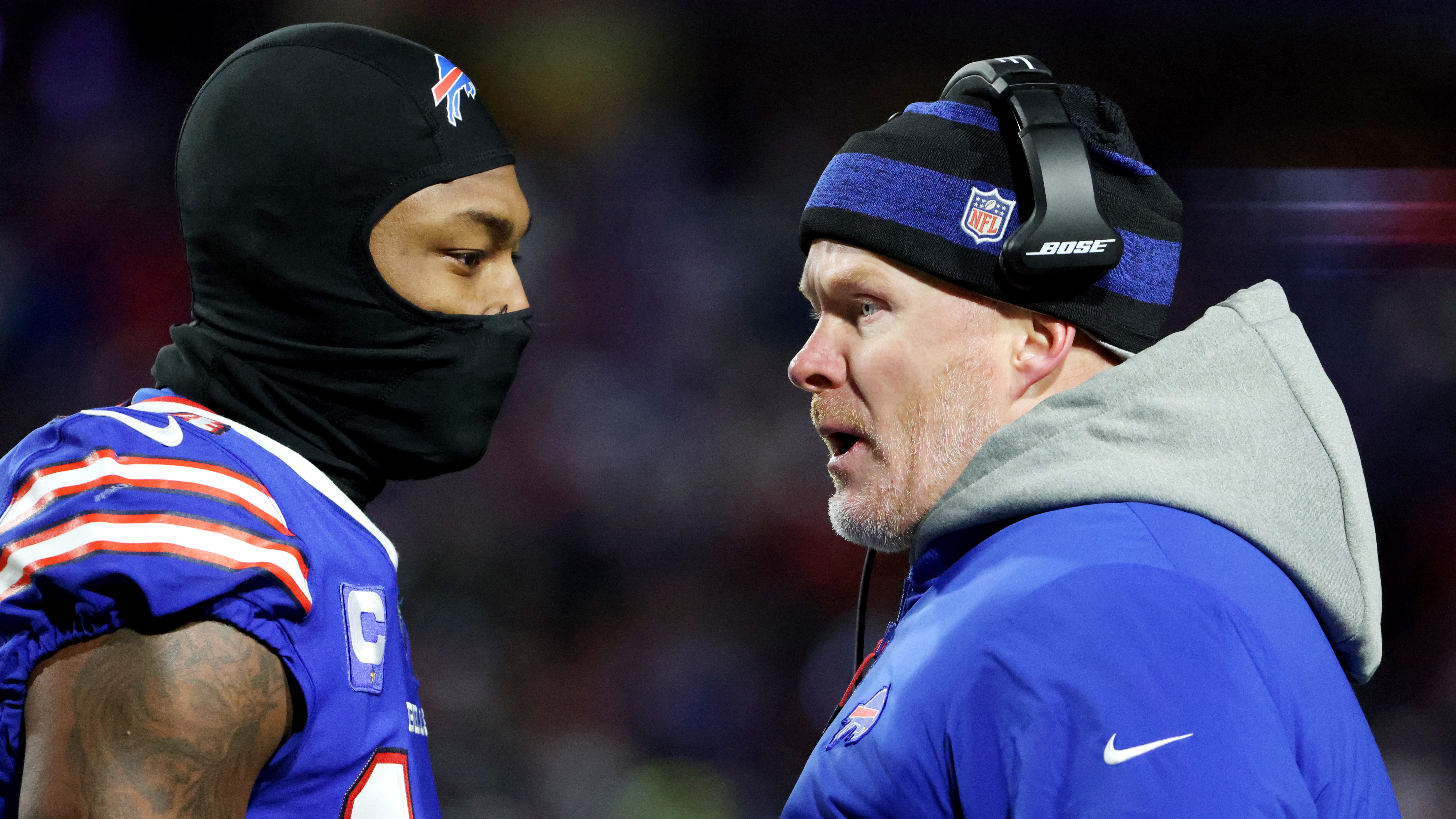 Video Shows Bills' Diggs, McDermott In Emotional Exchange