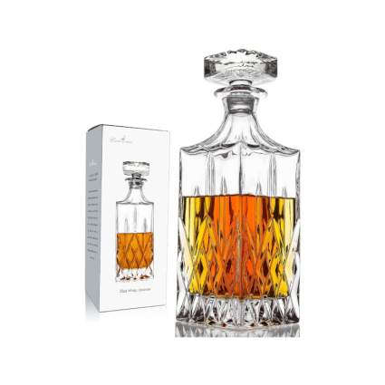 crystal whiskey decanter
