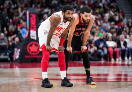 Nets Kyrie Irving Issued 1-Word Message From Raptors Star Fred VanVleet