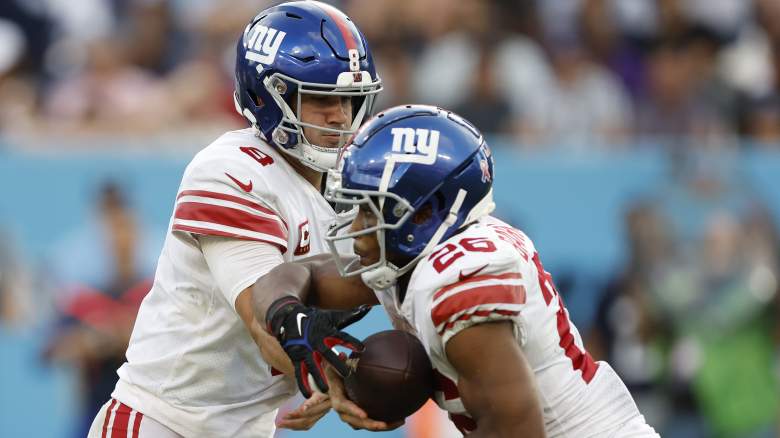 Daniel Jones and Saquon Barkley