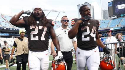 Nick Chubb Weighs in on Browns Re-Signing Kareem Hunt