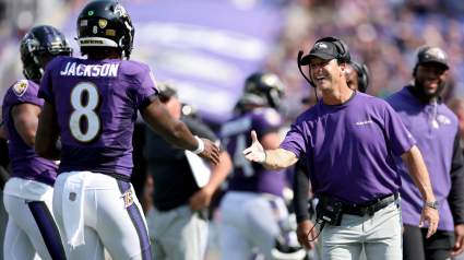 Lamar Jackson, John Harbaugh React to Ravens, Stanford Rumors