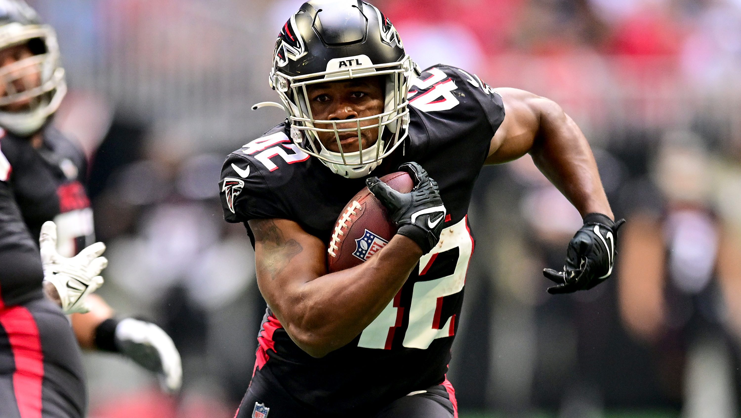 Atlanta Falcons on X: First touchdown of his career. @1DukeHuntley had a  good day on Sunday 