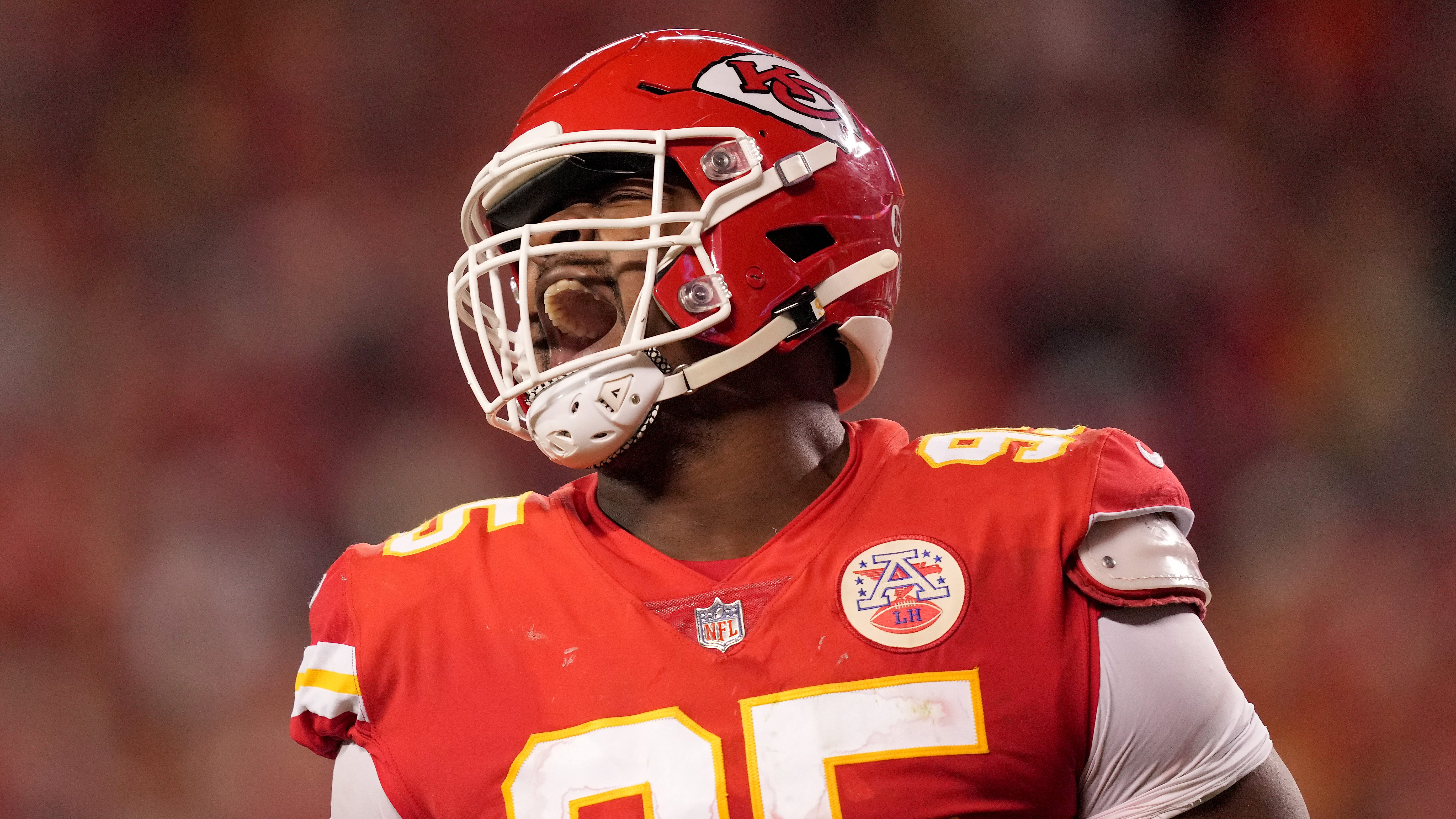 Houston, TX, USA. 18th Dec, 2022. Kansas City Chiefs defensive tackle Chris  Jones (95) during a game between the Kansas City Chiefs and the Houston  Texans in Houston, TX. Trask Smith/CSM/Alamy Live