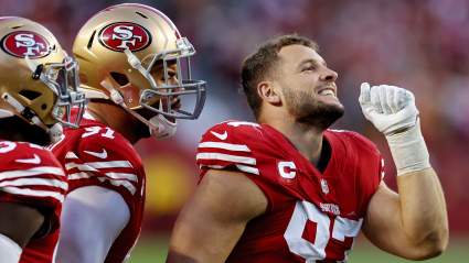 Tom Brady Sends Out Message to 49ers’ Nick Bosa Ahead of Week 14 Game