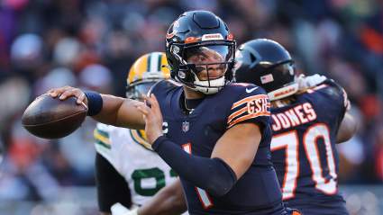 Bears Make Final Call on Fields’ Status For Showdown With Eagles