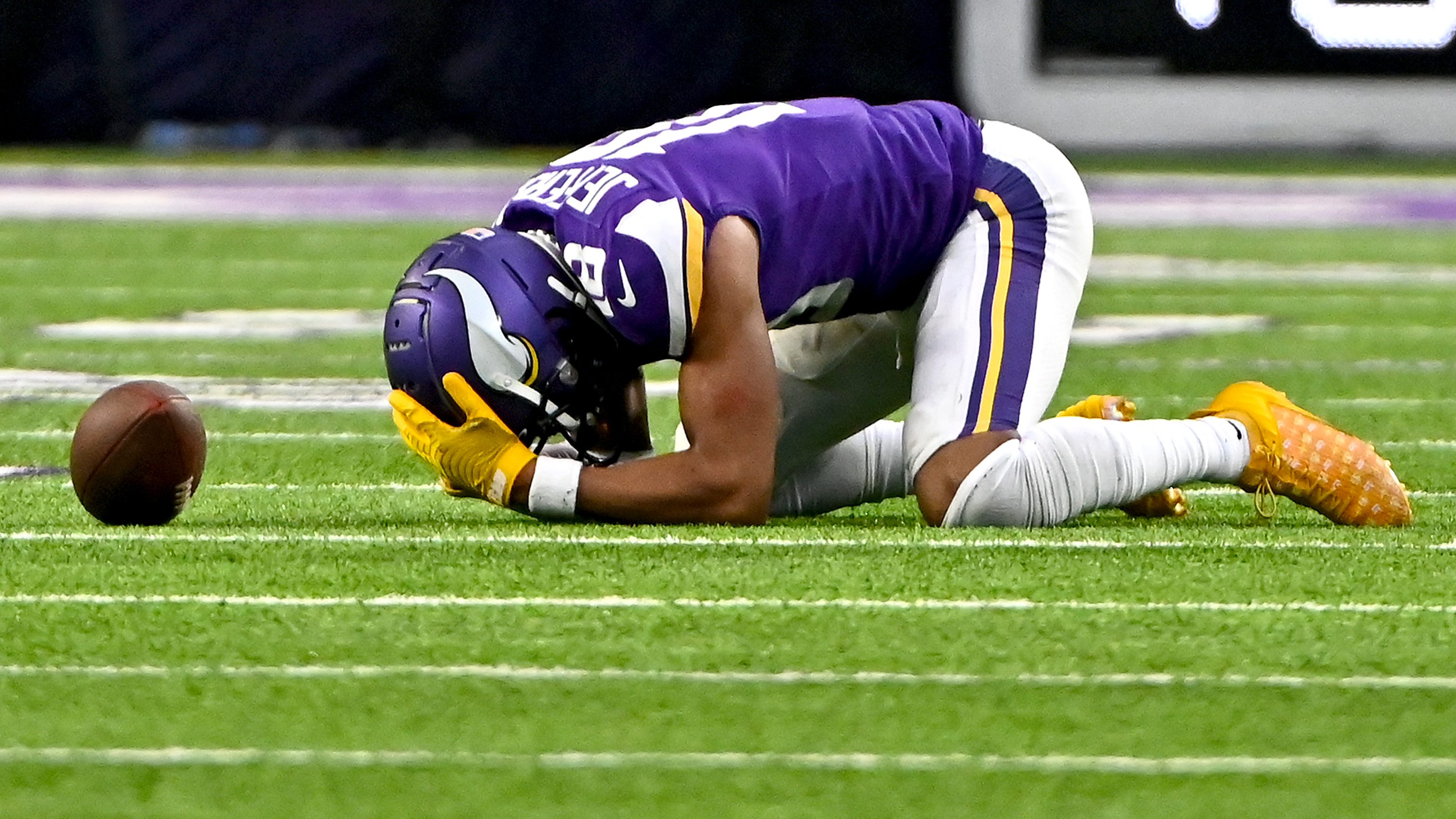 Justin Jefferson could play for the Vikings this week after a chest injury  from a hard hit