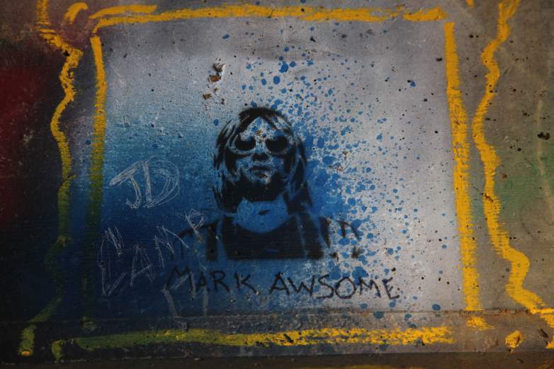 Kurt Cobain graffiti