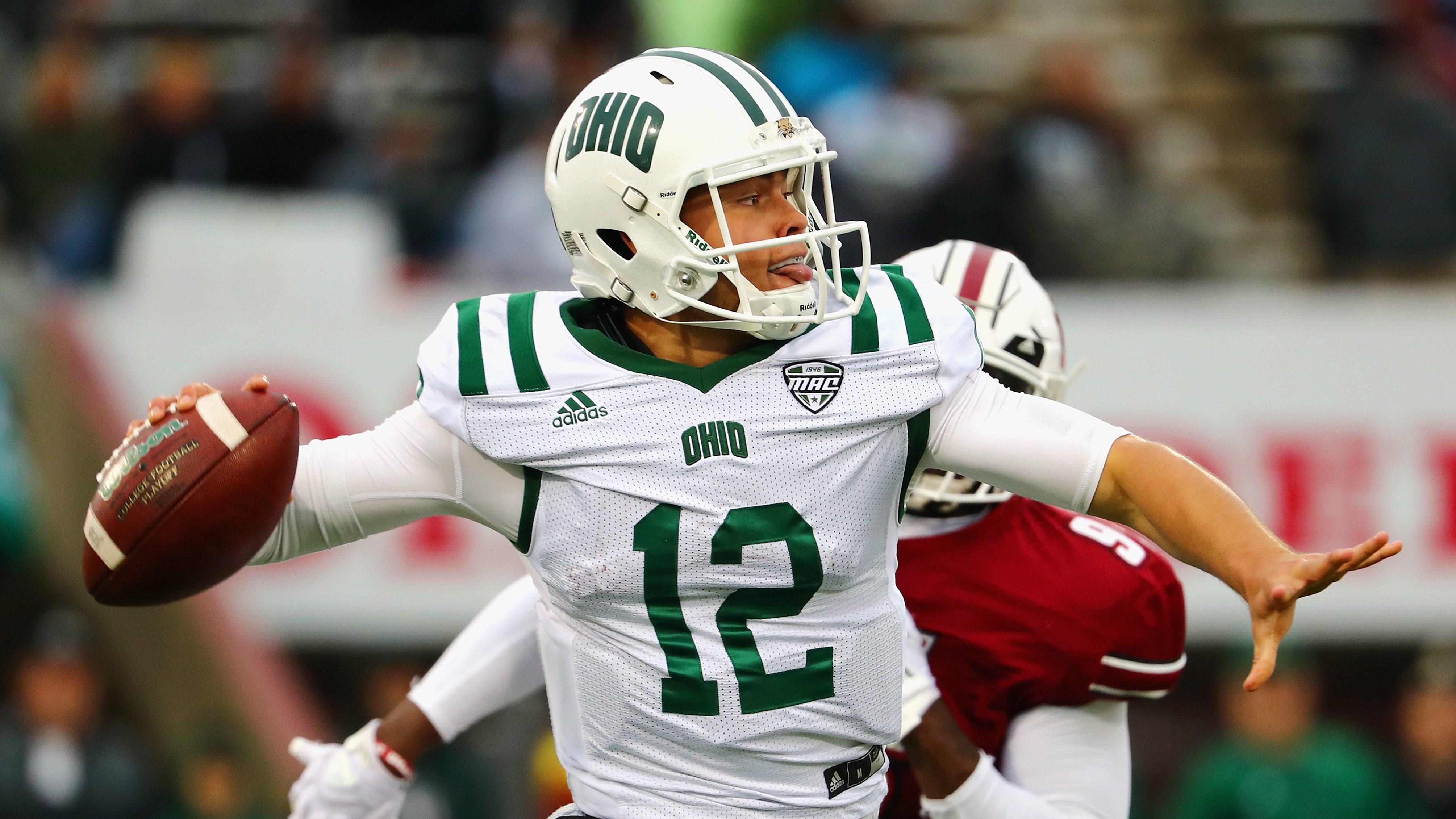 Canadian QB Nathan Rourke works out for Kansas City Chiefs