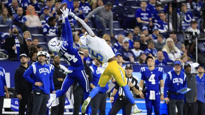 Colts Cornerback Isaiah Rodgers Sr defends pass