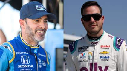 Alex Bowman Helps Jimmie Johnson Check Off a Goal